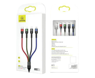 USAMS Kabel pleciony 1,2m 2A (2xlightning/microUSB/USB-C) - 1569053 - zdjęcie 5